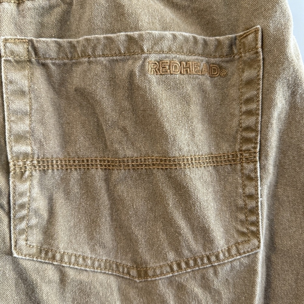 Redhead Workhorse Utility Canvas Mens Pants Brown Khaki 40x30‎